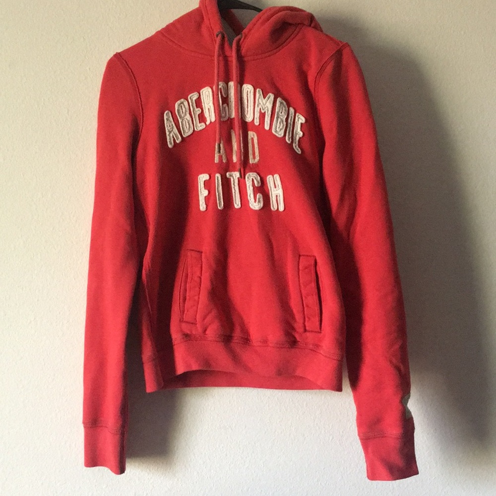 Abercrombie & Fitch red hoodie